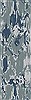 Surya Gemini Blue Runner 26 X 80 Area Rug GMN4058-268 800-46600 Thumb 0