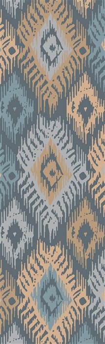 Surya Gemini Blue Runner 26 X 80 Area Rug GMN4061-268 800-46610 Image 0