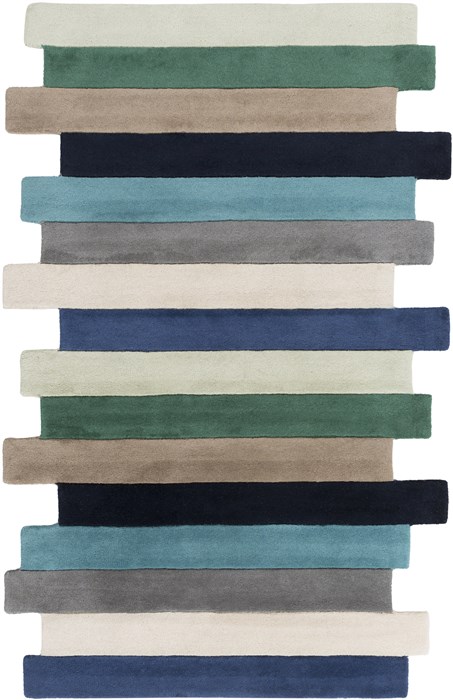 Surya Geometrix Blue 50 X 80 Area Rug GMX7010-58 800-46640 Image 0