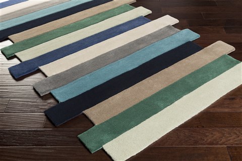 Surya Geometrix Blue 80 X 110 Area Rug GMX7010-811 800-46641 Image 1