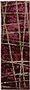 Surya Graph Purple Runner 26 X 80 Area Rug GRP2000-268 800-46731 Thumb 0