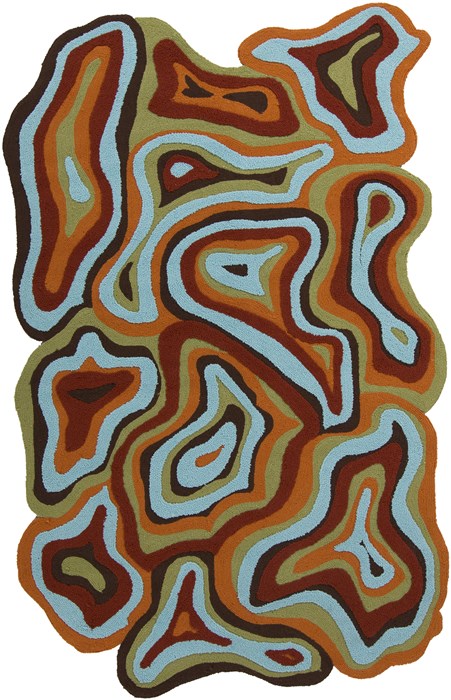 Surya Hurricane Red 20 X 30 Area Rug HCN3000-23 800-46911 Image 0