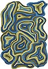 Surya Hurricane Blue 20 X 30 Area Rug HCN3001-23 800-46915 Thumb 0