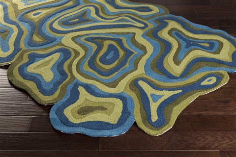 Surya Hurricane Blue 80 X 106 Area Rug HCN3001-8106 800-46918 Image 1