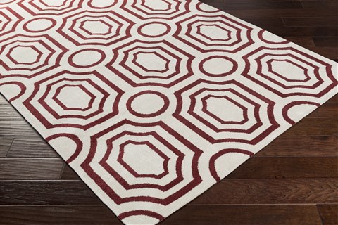 Surya Hudson Park Red 80 X 100 Area Rug HDP2103-810 800-47012 Image 1
