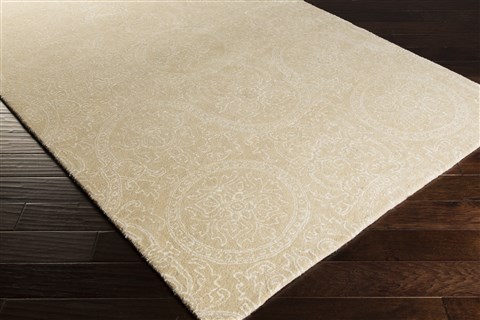 Surya Henna White 80 X 110 Area Rug HEN1002-811 800-47165 Image 1