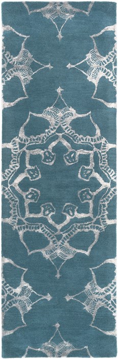 Surya Henna Blue Runner 26 X 80 Area Rug HEN1003-268 800-47167 Image 0