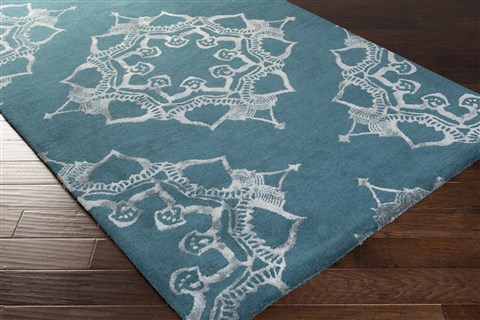 Surya Henna Blue 80 X 110 Area Rug HEN1003-811 800-47170 Image 1