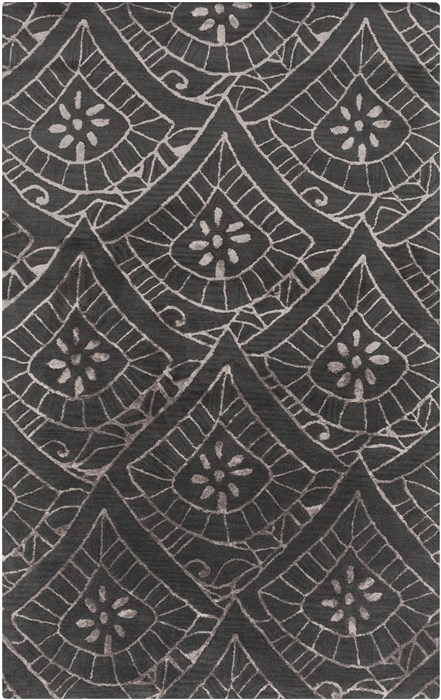 Surya Henna Black 80 X 110 Area Rug HEN1016-811 800-47235 Image 0