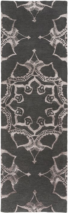 Surya Henna Grey Runner 26 X 80 Area Rug HEN1019-268 800-47247 Image 0