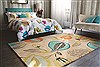 Surya Harlequin Blue 90 X 120 Area Rug HQL8001-912 800-47427 Thumb 2