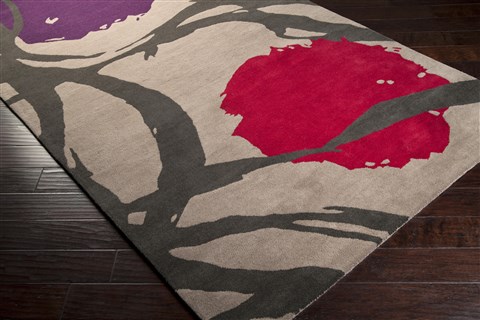 Surya Harlequin Red 80 X 100 Area Rug HQL8002-810 800-47429 Image 1