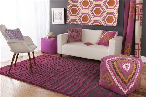 Surya Harlequin Purple 50 X 80 Area Rug HQL8008-58 800-47446 Image 2
