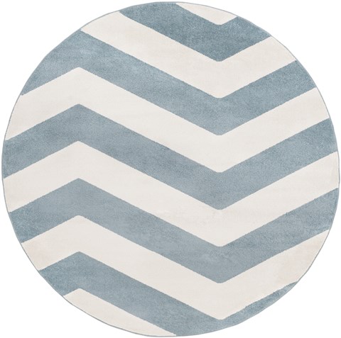 Surya Horizon Grey Round 71 X 71 Area Rug HRZ1012-710RD 800-47594 Image 0