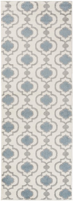 Surya Horizon White Runner 27 X 73 Area Rug HRZ1021-2773 800-47661 Image 0