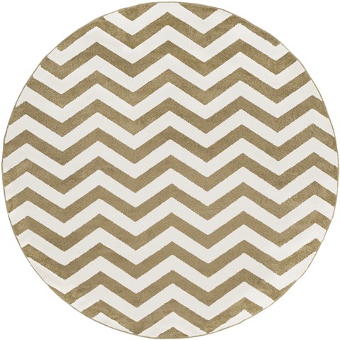 Surya Horizon White Round 71 X 71 Area Rug HRZ1023-710RD 800-47682 Image 0