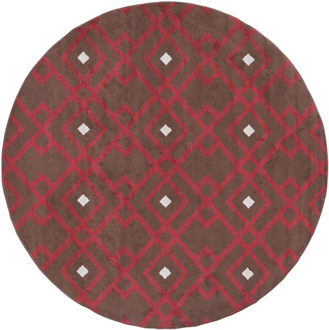 Surya Horizon Red Round 71 X 71 Area Rug HRZ1029-710RD 800-47730 Image 0