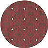Surya Horizon Red Round 71 X 71 Area Rug HRZ1029-710RD 800-47730 Thumb 0