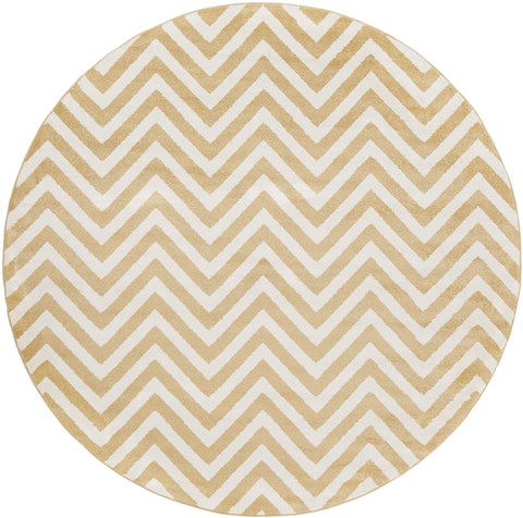 Surya Horizon Yellow Round 71 X 71 Area Rug HRZ1032-710RD 800-47754 Image 0