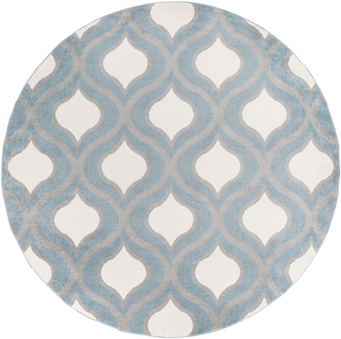 Surya Horizon Grey Round 71 X 71 Area Rug HRZ1036-710RD 800-47786 Image 0