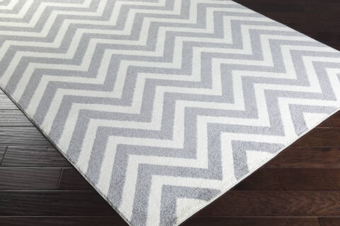 Surya Horizon White 71 X 103 Area Rug HRZ1038-710103 800-47801 Image 1