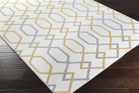 Surya Horizon White 20 X 30 Area Rug HRZ1047-23 800-47868 Image 1