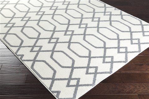 Surya Horizon White 33 X 50 Area Rug HRZ1048-335 800-47878 Image 1