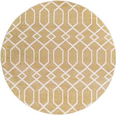Surya Horizon Yellow Round 71 X 71 Area Rug HRZ1050-710RD 800-47898 Image 0