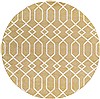 Surya Horizon Yellow Round 71 X 71 Area Rug HRZ1050-710RD 800-47898 Thumb 0