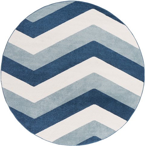 Surya Horizon Blue Round 71 X 71 Area Rug HRZ1054-710RD 800-47930 Image 0