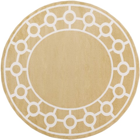 Surya Horizon Yellow Round 71 X 71 Area Rug HRZ1064-710RD 800-48010 Image 0