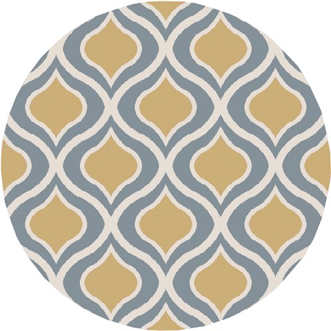 Surya Horizon Yellow Round 71 X 71 Area Rug HRZ1067-710RD 800-48034 Image 0