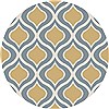 Surya Horizon Yellow Round 71 X 71 Area Rug HRZ1067-710RD 800-48034 Thumb 0