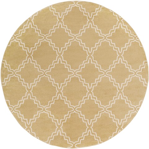 Surya Horizon Yellow Round 71 X 71 Area Rug HRZ1068-710RD 800-48042 Image 0