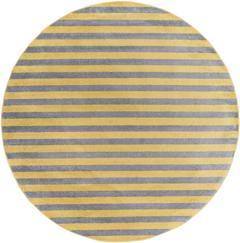 Surya Horizon Yellow Round 71 X 71 Area Rug HRZ1085-710RD 800-48178 Image 0
