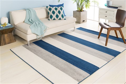 Surya Horizon Blue Runner 27 X 73 Area Rug HRZ1092-2773 800-48229 Image 1