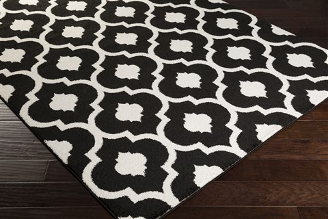 Surya Horizon Black 20 X 30 Area Rug HRZ1099-23 800-48284 Image 1