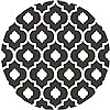 Surya Horizon Black Round 71 X 71 Area Rug HRZ1099-710RD 800-48290 Thumb 0