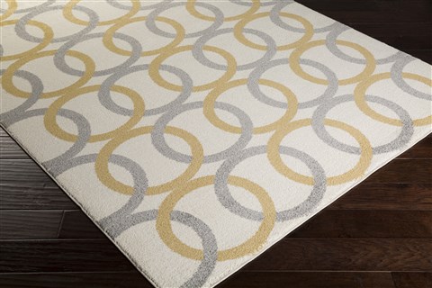 Surya Horizon White 71 X 103 Area Rug HRZ1101-710103 800-48305 Image 1