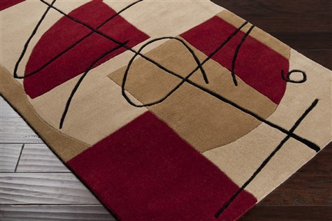 Surya Naya White 50 X 80 Area Rug HST3005-58 800-48448 Image 1
