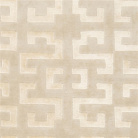 Surya Mugal White Runner 26 X 100 Area Rug IN8578-2610 800-48567 Image 1