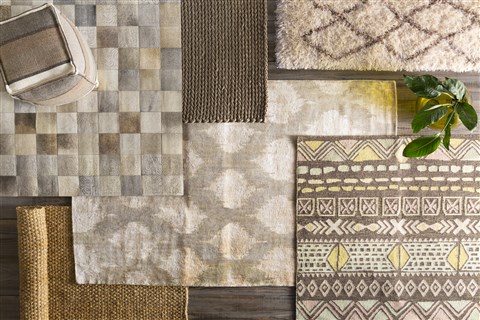 Surya Mugal Grey Runner 26 X 100 Area Rug IN8602-2610 800-48581 Image 1