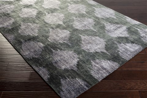 Surya Mugal Black 50 X 80 Area Rug IN8605-58 800-48588 Image 1