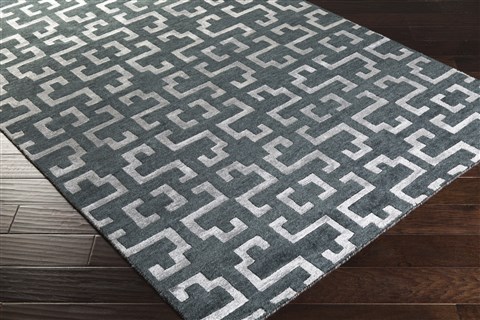 Surya Mugal Grey 80 X 110 Area Rug IN8610-811 800-48611 Image 1
