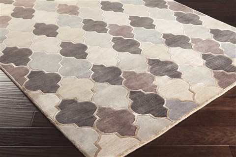 Surya Mugal Grey 80 X 110 Area Rug IN8616-811 800-48639 Image 1