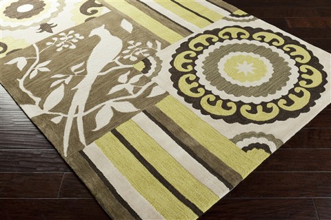 Surya Impressions Green 50 X 76 Area Rug IPR4004-576 800-48703 Image 1