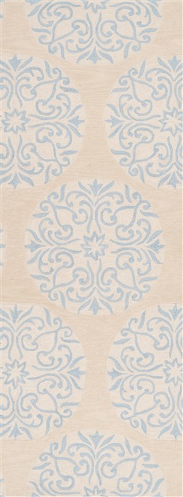 Surya Impressions White Runner 26 X 80 Area Rug IPR4010-268 800-48725 Image 0