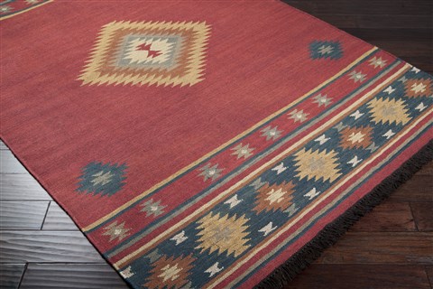 Surya Jewel Tone Red 80 X 110 Area Rug JT1033-811 800-49023 Image 1