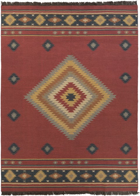 Surya Jewel Tone Red 80 X 110 Area Rug JT1033-811 800-49023 Image 0