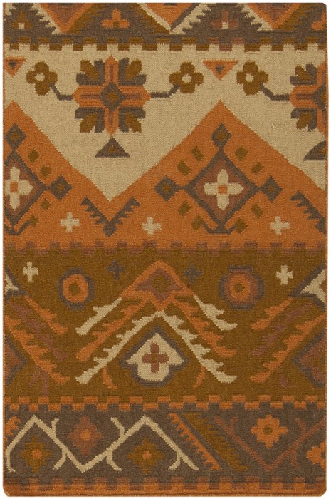 Surya Jewel Tone Orange 90 X 130 Area Rug JT2055-913 800-49046 Image 2